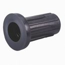 BUCHA 10mm ROSCA 1/4  PLASTICA PRETO