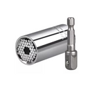 SOQUETE UNIVERSAL PARA PARAFUSADEIRA 7 A 19mm COM ADAPTADOR