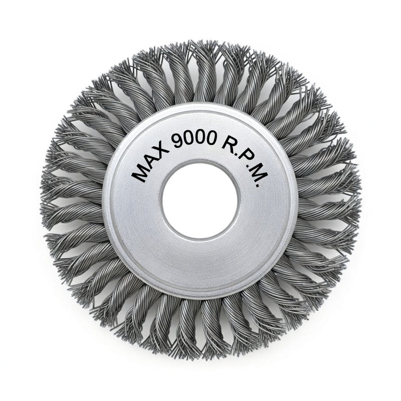 ESCOVA DE ACO CIRCULAR 150X9,5X22MM TRAN DISFLEX