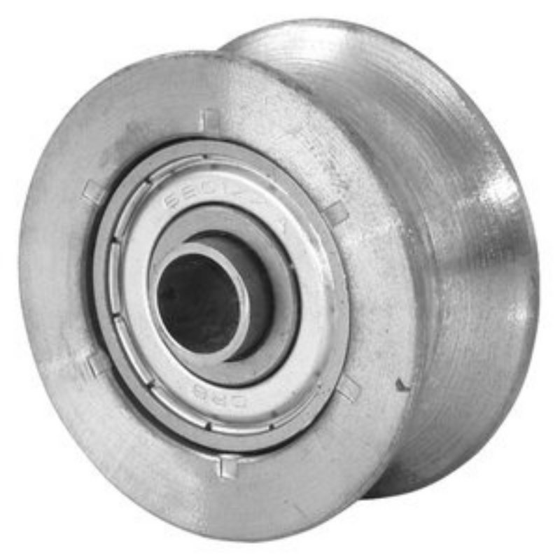 ROLDANA FF MACICA 100(4")X29MM CANO 1/2" BUCHA 2 ROLAMENTOS