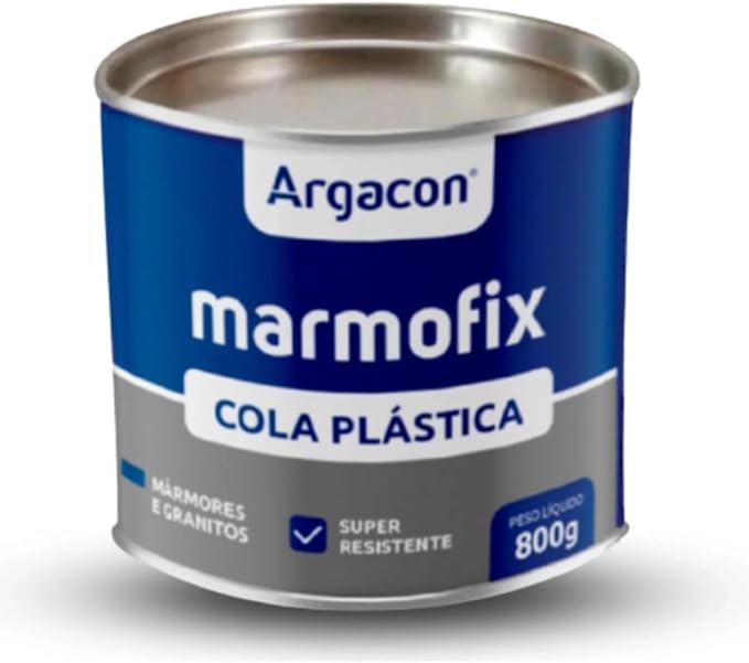 MARMOFIX COLA PLAST. P/MARM. CINZA C/CATALIZ. 800G