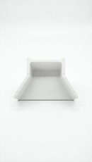 ESPERA BATENTE P/ PORTÃO PLASTICO FECHADA BRANCO 38X38