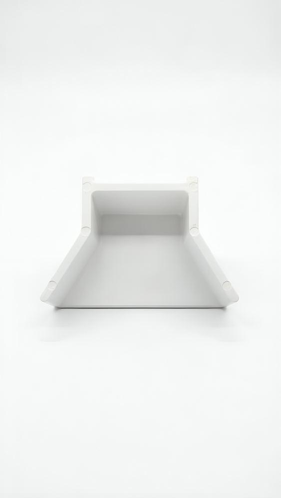 ESPERA BATENTE P/ PORTÃO PLASTICO FECHADA BRANCO 38X38