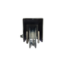ROLDANA 2.1/2" CAVA FERRO 5/8" 1 ROL CX TRUCADA (ZINCADA)