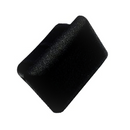 P615 - PONTEIRA RETANGULAR INTERNA 20X30 PRETA PLASTICA (RETA)