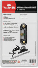 ESQUADRO COMBINADO 12" 300MM - WORKER