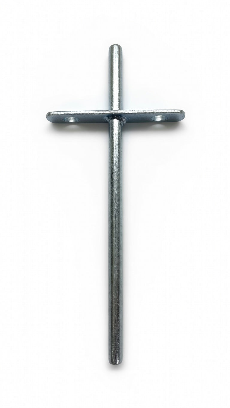 SUPORTE INVISIVEL 25CM GALVANIZADO
