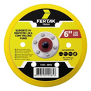 SUPORTE DISCO DE LIXA ADERENT FURO 6" -150MM FERTAK