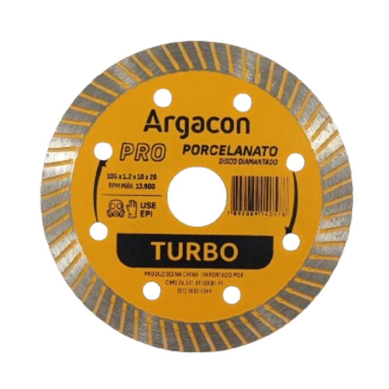 DISCO OURO PORCELANATO 105MM ARGACON