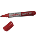 MARCADOR PERMANENTE IND. PONTA GROSSA VERMELHO - WORKER