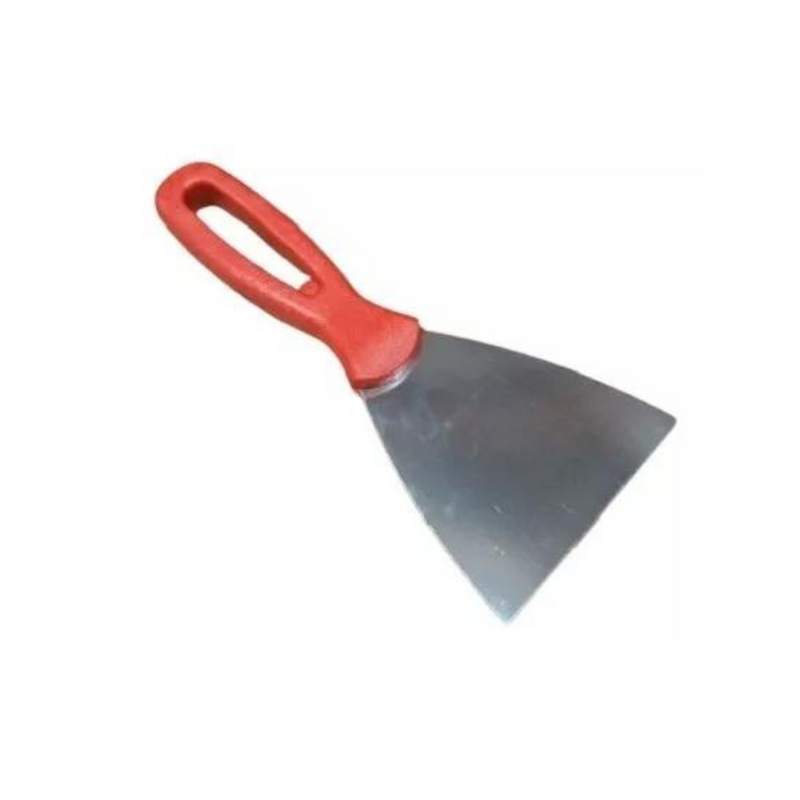 ESPATULA INOX CABO PLASTICO 10CM - CROP FERRAMENTAS