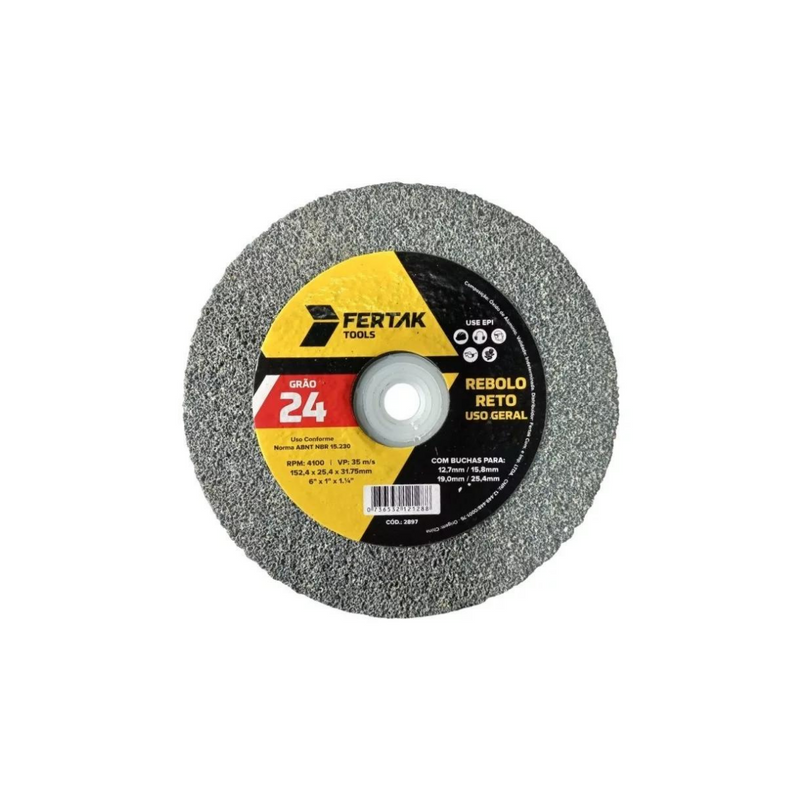 REBOLO RETO 6" X 1" X 1 1/4" - G24 FERTAK