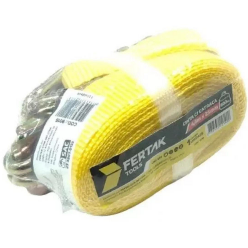 CINTA C/ CATRACA 25 MM X 4,6 M X 1,5 TN FERTAK