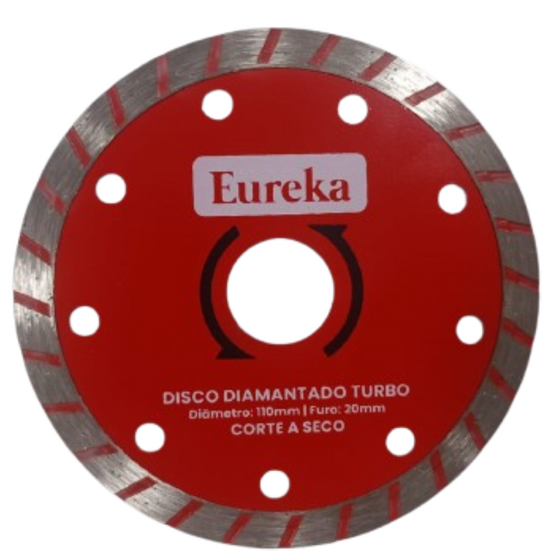 DISCO DIAMANTADO TURBO 20 X 110MM - EUREKA