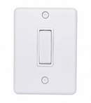 CONJUNTO INTERRUPTOR SIMPLES 6 A 250 V BRANCO SOBREPOR ILUMI - 6317