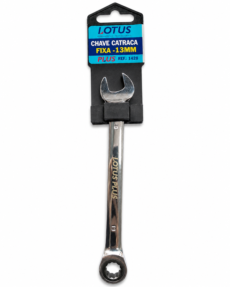 Chave Catraca Fixa 13mm Aço Cromo Vanádio-LOTUS