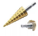 BROCA ESCALONADA CONE DE 4 A 20 MM ACO RAPIDO TITANIUM