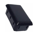 P616 - PONTEIRA RETANGULAR INTERNA 20X40 PRETA PLASTICA (RETA)