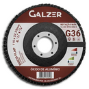 DISCO FLAP ALUMINIO MARRON 7 G36 BRAX  GALZER