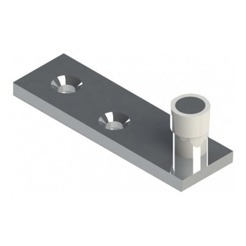GUIA RETO DE ALUMINIO 9MM NATURAL ENSOLAPADO PERFIL