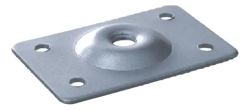 CHAPA DE FIXACAO ACO 5/16 (30X45) ZB