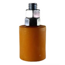 GUIA LATERAL NYLON 28MM X 35MM COMP. C/ PARAFUSO 3/8 X 2 E DUAS PORCAS
