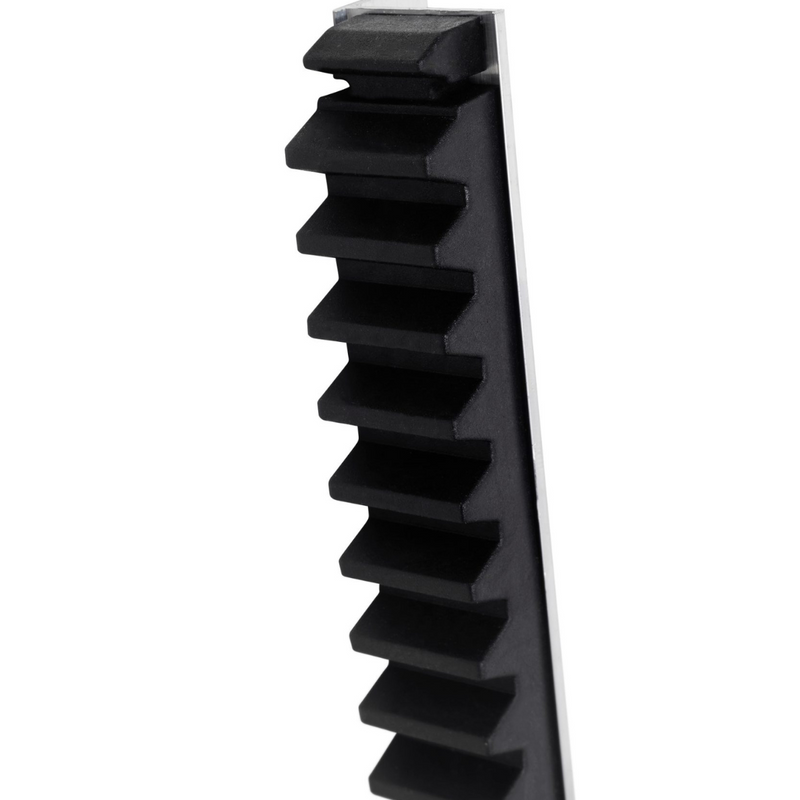 Cremalheira de Aluminio Preto 1,47m