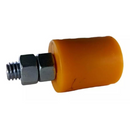 GUIA LATERAL NYLON 28MM X 35MM COMP. C/ PARAFUSO 3/8 X 2 E DUAS PORCAS