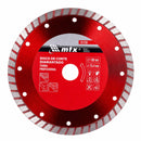 DISCO DE CORTE TURBO, DIAMANTADO, CORTE SECO, ANEL REDEDUÇÃO, 180 X 25,4MM - MTX