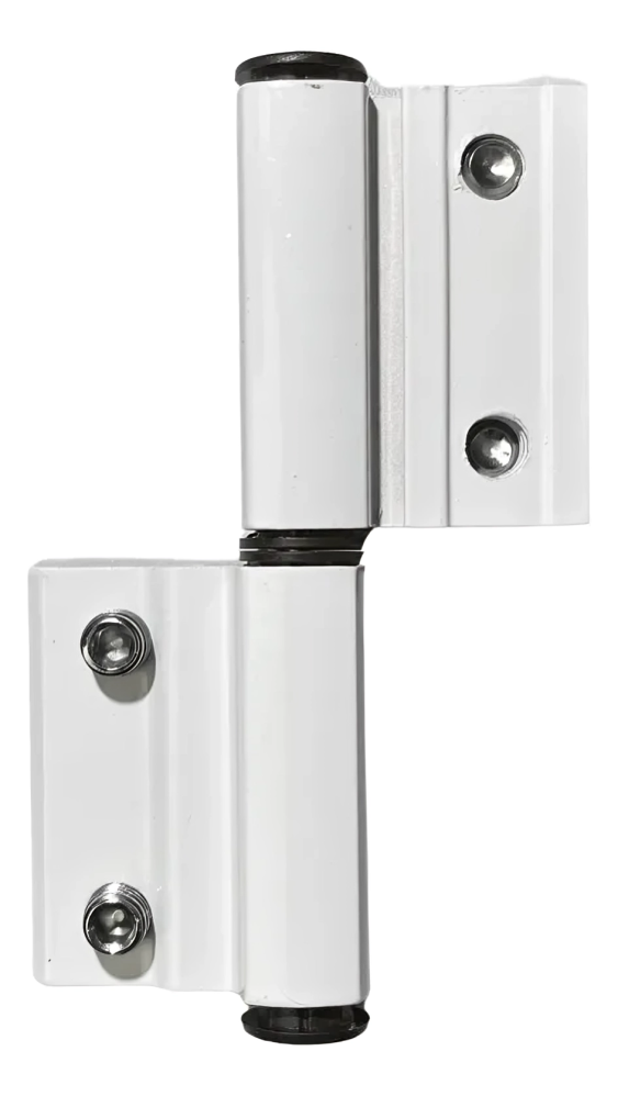 DOBRADICA ALUMINIO SD 773 L-25 ENCAIXE BRANCO