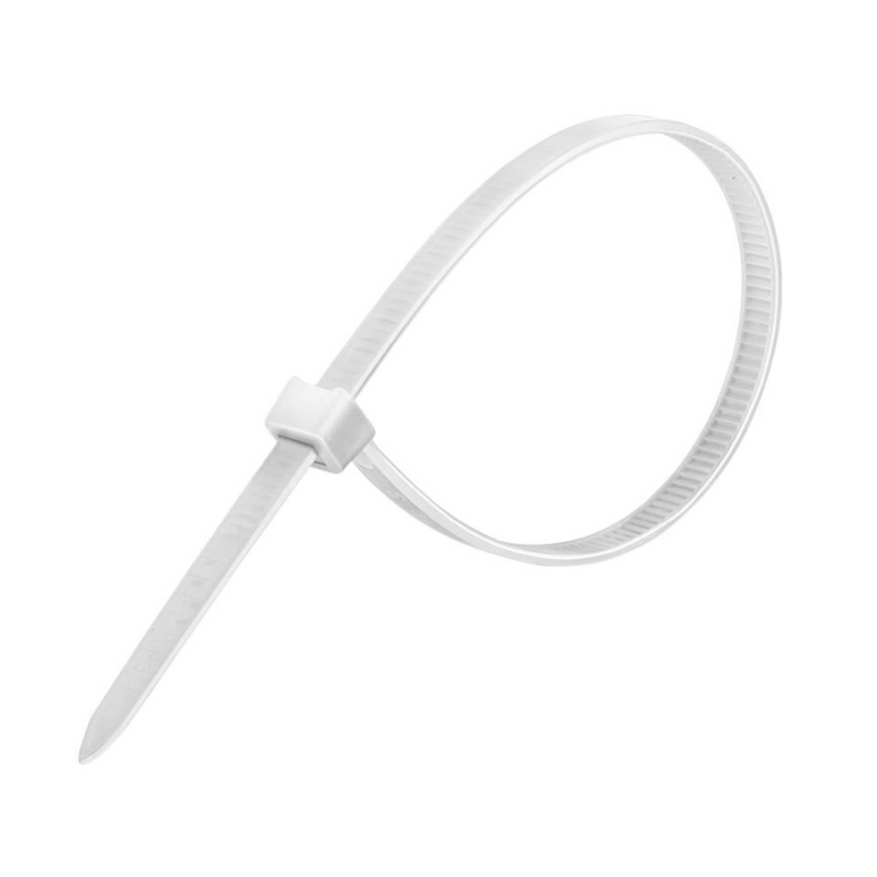 ABRAC NYLON BRANCA 7,6 X 200 - 50 PCS