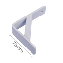 SUPORTE BATENTE LATERAL DE PORTAO 70MM - BRANCO