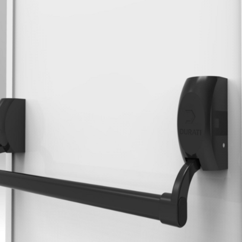 BARRA ANTI PANICO CLASSIC PUSH SIMPLES F H 1,20MT PRETO (W2120S-H-PT) (K)