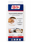 MANTA ABRASIVA MANUAL BRANCA 110x225mm PACOTE COM 3 FOLHAS
