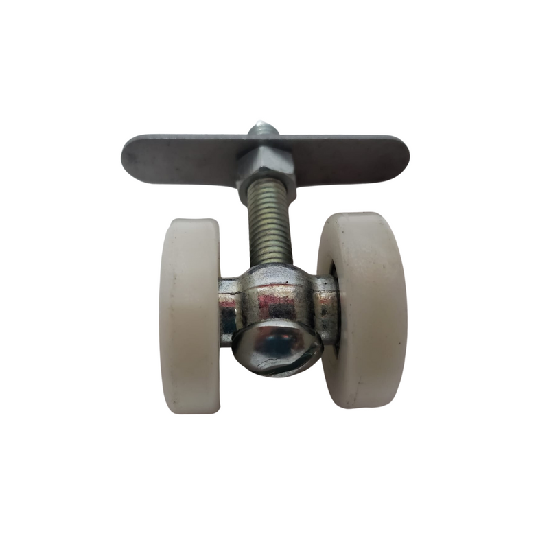 RODIZIO DUPLO DE NYLON 38MM C/ ROLAMENTO POLETTO
