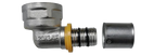 JOELHO (COTOVELO) PEX GAS 90 16 MM X 1/2" MOVEL FEMEA ASTRA