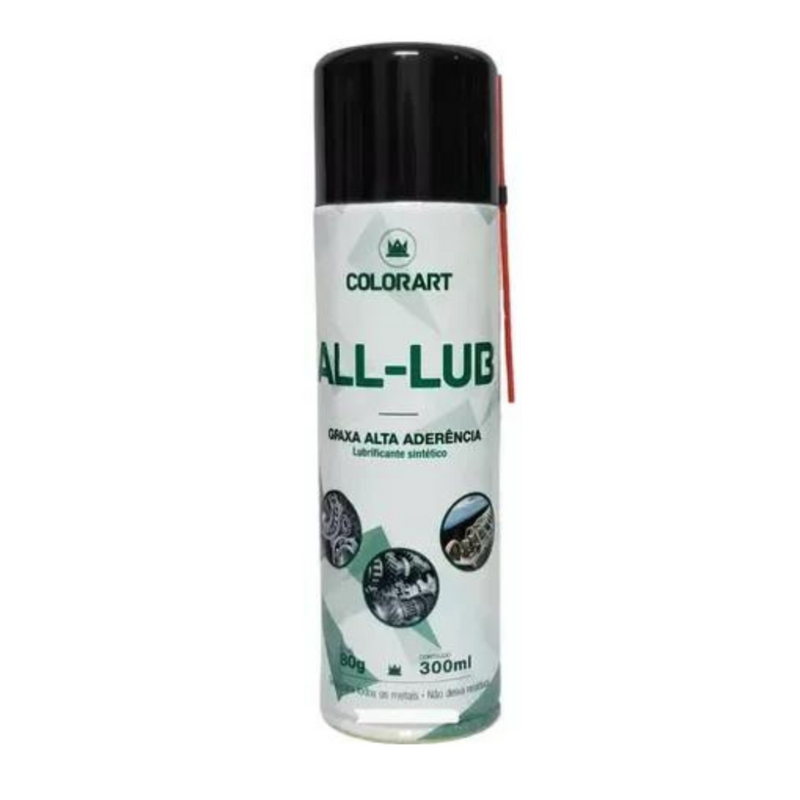 SPRAY ALL LUB GRAXA DE ALTA ADERENCIA COLORART