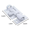 Ferrolho Aluminio 2  Branco (50mm)
