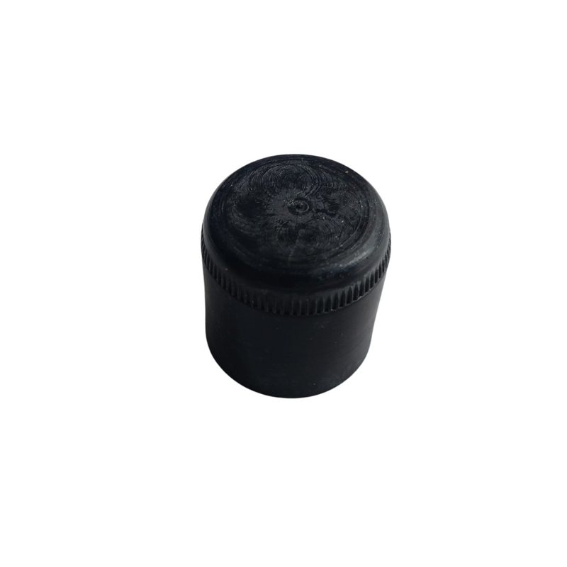 P751- PONTEIRA EXTERNA REDONDA 5/8" PRETA PLASTICA