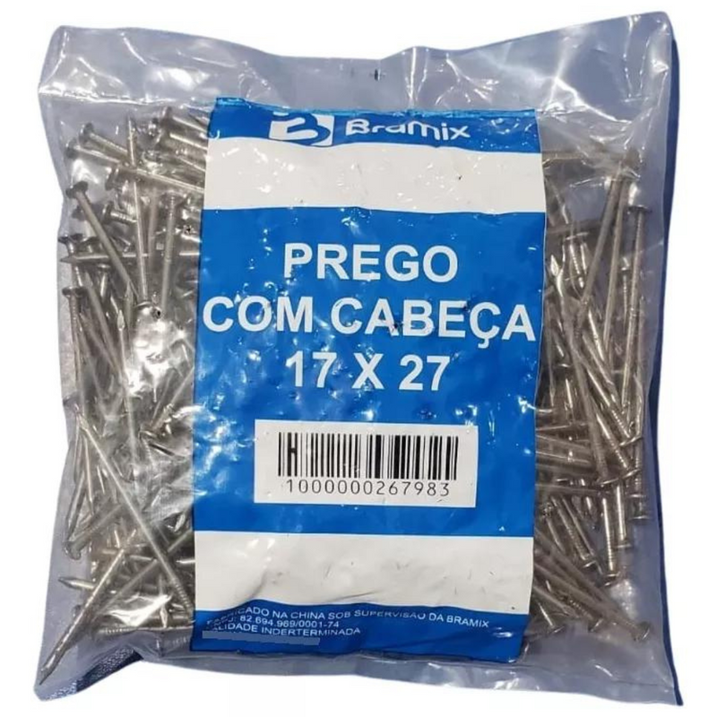 PREGO C/CAB. POL 17 X 27 - BRAMIX