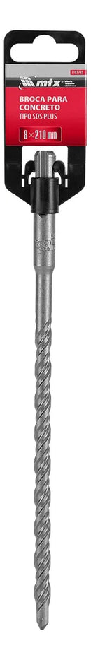 BROCA PARA CONCRETO, 12 X 210MM, ENCAIXE SDS PLUS - MTX