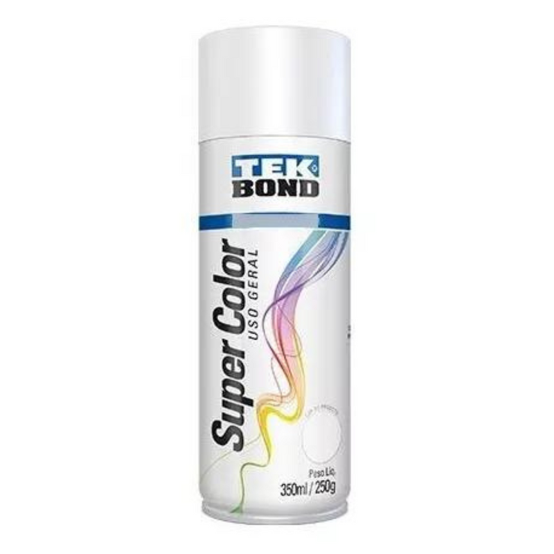 TINTA AEROSSOL BRANCO BRILHANTE USO GERAL 350 ML/250G TEKBOND