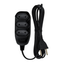 EXTENSAO COMP. 5M 2P PT C/CORD. PARAL. - ILUMI (17922)