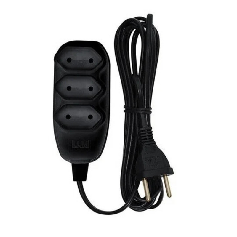 EXTENSAO COMP. 5M 2P PT C/CORD. PARAL. - ILUMI (17922)