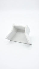 ESPERA BATENTE P/ PORTÃO PLASTICO FECHADA BRANCO 38X38