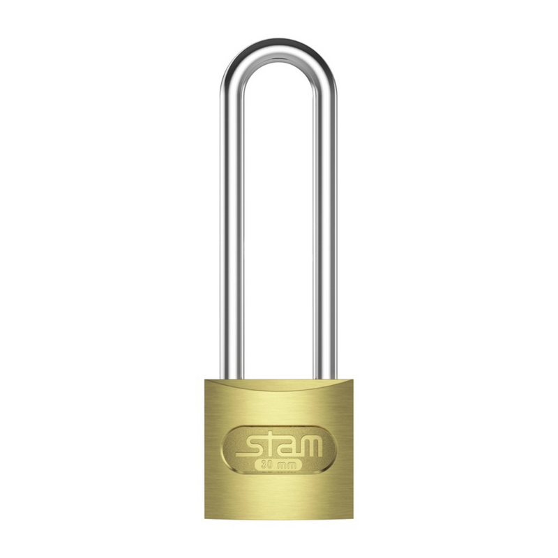 CADEADO 30 MM ZAMAC (E-COAT) HASTE LONGA - STAM