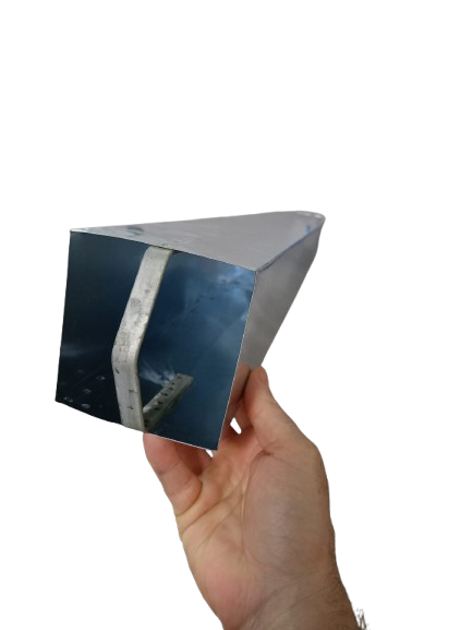 Caixa Contrapeso Aco Zincado 10x10x96cm