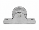 ROLDANA ALUMINIO MACICA 50(2) CANO 1/2 SUPORTE ALUMINIO FURADO