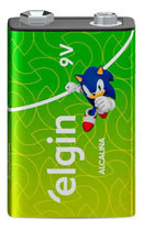 PILHA ALCALINA 9V 6LR61 BLISTER COM 1UN ELGIN