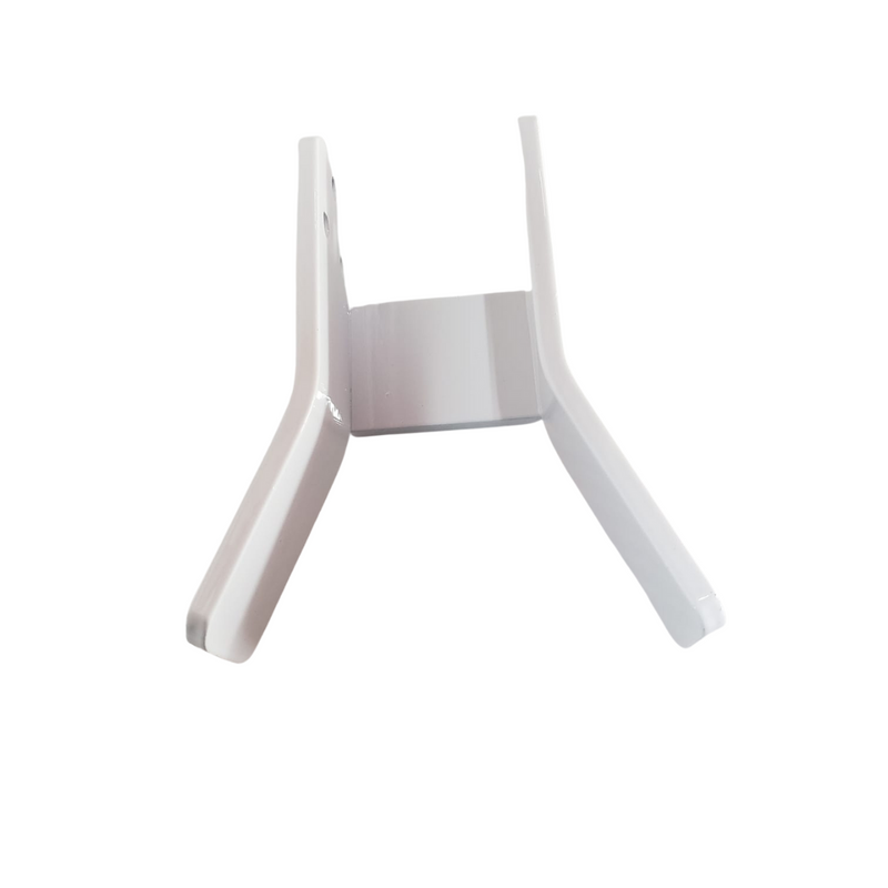 Espera Batente P/ Portão Aluminio Aberta 38mm Branco